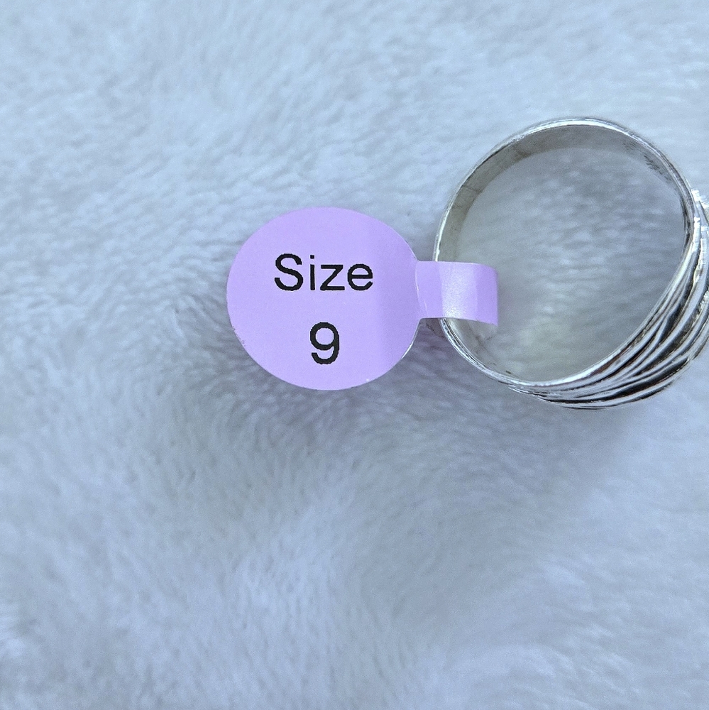 Noa Zuman Sterling Silver🤍 Convexed Bands Ring💍 - Picture 6 of 16